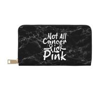 Porta Monete Not All Cancer Is Pink Lung Cancer Pu Portamonete Elegante Piccolo Portafoglio Elegante Clutch Piccolo Borsa Per Figlia, Migliore Amico, Adolescente