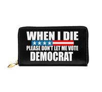 Porta Monete When I Die Don'T Let Me Vote Democrat Coin Purse Elegante Portamonete Multiuso Piccolo Portafoglio Per Adolescente, Migliore Amico, Ragazze
