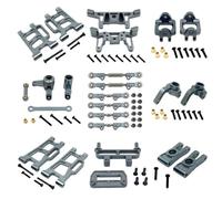 Porta Mozzo Tazza Sterzo Anteriore Per MJX Per Hyper Go 1/12 RC Ricambi RC | Potenziamento del tuo RC car con coppette sterzo in alu, riduci il gioco e montaggio diretto(Gray)