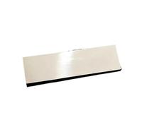 Porta Nomi Spilla personalizzabile da 5 pezzi | Targhetta identificativa aziendale con logo con testo inciso da 70 * 20 mm(Blank silver)