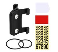 Porta Numero Di Gara Ciclistica - Supporti Per Del Sedile, Con Piastra Vuota E Adesivi Per Numero, Struttura Stabile In PVC PP | Accessorio Da Competizione , Kit Da Corsa Per Bici Da Città, St