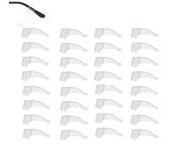 Porta Occhiali Antiscivolo,20 Paia Occhiali Clip Orecchie Occhiali Cuscinetti Orecchie Cuscinetti in Morbido Silicone Gancio Ferma Occhiali Fermaocchiali anti Scivolamento Caduta Sport Trasparente