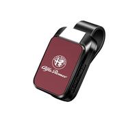 Porta Occhiali da Sole Auto, per Alfa Romeo Giulietta Stelvio Mito Sportiva 147 156 159 Portatile Magnetico Clip Stoccaggio Multifunzionale Accessori