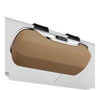 Porta Occhiali da Sole per Aletta Parasole Auto - ABS 18.5x8.1x6.5cm | Custodia Rigida per Visiera Vettura | Scatola Magnetica per Organizzazione E Facile Accesso in Auto