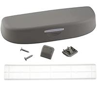 Porta Occhiali da Sole per Auto Accessori per custodie per Occhiali, per Mercedes Benz ABCE GLA CLA GLK GL ML Classe GLE, Grigio