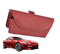 Porta Occhiali Da Sole Per Visiera | Stoccaggio Magnetico di Occhiali Per Veicolo | Magnetica Anti-Shock Per Viaggi E Viaggi Quotidiani, rosso, Se référer au descriptif