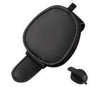 Porta occhiali per visiera per auto, supporto per occhiali da sole in pelle per auto - Porta luna magnetica per auto | Accessori per auto eleganti, strumento di archiviazione del veicolo per v