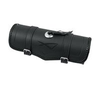 Porta Oggetti Attrezzi Documenti Custom Moto Borsa Barilotto Nero