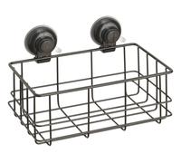 Gedy Porta oggetti box doccia a ventosa (26,2x15,7x17cm) HOT Nero opaco HO18 14