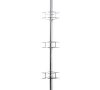 Porta oggetti doccia Spider4Family New Chrome 3 ripiani Cromo