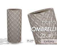 PORTA OMBRELLI CERAMICA TONDO INGRESSO CLASSICO MODERNO Design TORTORA 4922 cm