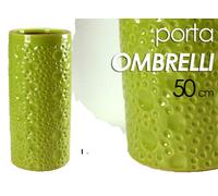 PORTA OMBRELLI CERAMICA TONDO INGRESSO CLASSICO MODERNO Design VERDE BOLLE 5022