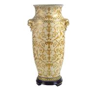 PORTA OMBRELLI CINESE VASO CERAMICA CLASSICO MODERNO ARREDO ORO BRONZO 5522cm