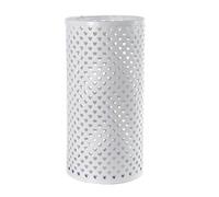 PORTA OMBRELLI CUORI METALLO CONTENITORE TRAFORATO Scolapioggia MODERNO 4824cm