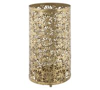 Porta Ombrelli Fiori Glam Ø24x42 cm in Ferro Oro