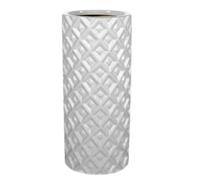 PORTA OMBRELLI Portaombrelli CERAMICA TONDO BIANCO DESIGN CLASSICO MODERNO 4922