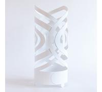 Arti e Mestieri Portaombrelli Optical Metallo Bianco