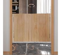 Porta oscillante caffè Bar Saloon Door, Porta oscillante Interno, Porta Saloon Cucina, per Saloon Bar Cucina Porta Divisoria Recinzione Automatica Porta a Mezza Vita,Wood Color,70x90cm