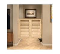 Porta oscillante interno，Porte del salone oscillanti in legno massello, porta del caffè a mezza vita con divisorio d'ingresso,Occidentale Porta a Doppio Pannello(D,W130xH120cm(51.18x47.24in))