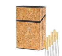 Porta pacchetto di sigarette - Custodia sottile per sigarette, organizer tascabile per pacchetti di sigarette | Portasigarette in metallo leggero, portasigarette portatile per gli spostamenti, rapina