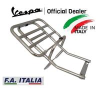 PORTA PACCHI POSTERIORE CROMATO PER VESPA PX 125 150 200 ARCOBALENO FA ITALIA