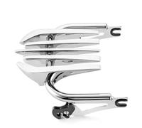 Porta Pacchi Posteriore Per Touring Per Electra Per Road King Per Street Glide Per Road Glide 2009-2024 Supporto Per Portapacchi Per Moto Two Up(Argento)