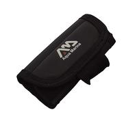 Porta Pagaia Nero Neoprene con Chiusura Velcro 15x10 cm Aqua Marina