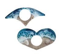 Porta pagina per il pollice, clip per pagina mare spiaggia, segnalibro in resina, accessorio da lettura per dormitorio, casa, insegnanti, studenti, lettori di viaggi letterari, lettori, scrivania