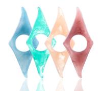 Porta pagina per pollice per lettura, 4 colori in resina, per apri libri da pollice, morbido e confortevole, a lunga durata, con una mano, regalo per persone che amano leggere