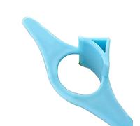 Porta pagine multifunzione in plastica riutilizzabile per il pollice, segnalibro, segnalibro, comodo giocattolo da lettura, blu, colore blu e così via, 1 pezzo e design alla moda