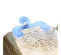 Porta pagine per libri, clip trasparenti per libri, 13 x 11 cm, leggero, accessorio da lettura multifunzionale per diari, libri di testo, quaderni e documenti