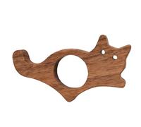 Porta pagine per libri con pollice, design a forma di gatto, 7,5 x 4,5 x 1,2 cm, in noce, pagine per libri con il pollice H più vecchio, facile da usare, per diari, biblioteche, decorazioni per la