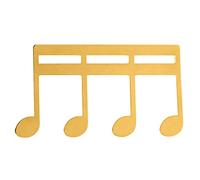 Porta Pagine per Libri Musicali in Metallo con Presa Salda e Clip per Libri Musicali a Lunga Durata (Oro)