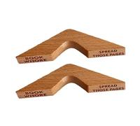 Porta pagine per libro con dito del pollice in legno titolare pagina libro di testo Romanzo Divisore Segnalibri per bambini Studenti Amanti Accessori di lettura