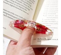 Porta pagine personalizzate in resina per amanti dei libri, segnalibro personalizzato, accessorio da lettura per amanti dei libri, anniversario, Natale, regalo di compleanno per lei