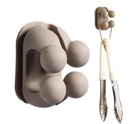 Porta pallet di riso, supporto per cucchiaio, supporto per clip per scoop di riso, supporto per cucchiai da cucina adesiva, porta utensili da cucina a parete per stufe, pazzi