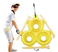 Porta palline da golf, in silicone, con fibbia, facile da montare, accessori per carrello e cintura