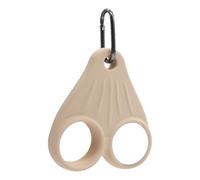 Porta palline da golf per borsa, custodia in silicone con clip in metallo, accessorio sportivo per golfisti, uomini e donne, facile da attaccare alla borsa o al carrello, Colore carne., Refer to