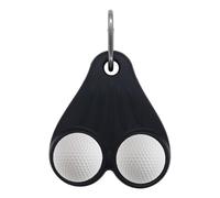 Porta palline da golf per borsa, in silicone, con clip, accessorio sportivo per golfisti, uomini e donne, facile da attaccare alla borsa o al carrello, Nero , Refer to description, Unisex