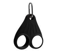 Porta palline da golf per borsa, in silicone, con clip, organizer portatile per accessori sportivi, facile da attaccare alla borsa o al carrello, Nero , Refer to description, Unisex
