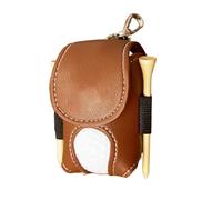 Porta pallone da golf - sospetto di immagazzinaggio in pelle, organizer compatto | Carrier a sfera durevole, custodia per t-shirt da golf, borsa a cintura, mini carrello tascabile, attrezzatura