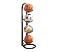 Porta Palloni Da Calcio, Rastrelliera Per Organizzatori Di Pallacanestro, 3/4/5 Livelli Rastrelliera Per Basket, Supporto Per Palle Da Basket, Rastrelliera Verticale Per Basket Calcio Pallavolo