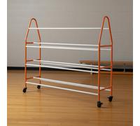 Porta Palloni su Ruote Multi Livello Rastrelliera Basket Mobile per Aula,