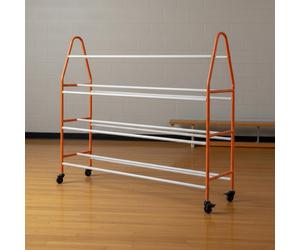 Porta Palloni su Ruote Multi Livello Rastrelliera Basket Mobile per Aula,
