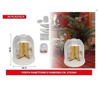 PORTA PANETTONE E PANDORO DA 1 KG PLASTICA CON CUPOLA TRASPARENTE 2 2024