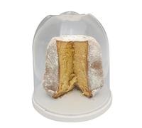 Porta Panettone Pandoro cupola h27 contenitore dolci con chiusura di sicurezza con coperchio trasparente per casa bar hotel