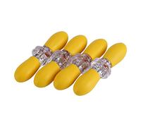 Porta pannocchia BORDSTRACT in acciaio inossidabile, 4 set per confezione | Plastica, perfetta per barbecue, picnic e pasti quotidiani, due forchette per mais possono essere combinate la conservazione