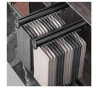 Porta Pantaloni Estraibile For Armadio, Porta Pantaloni Retrattile Con Guide Ammortizzate, Spazio Di Archiviazione Integrato Nell'armadio(Color2,51cm)