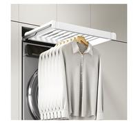 Porta Pantaloni Estraibile in Lega di Alluminio - Organizzatore per cassetti salvaspazio per Balcone e Lavatrice, Regolabile (864-914 mm) - Massimizza l'efficienza del Guardaroba!