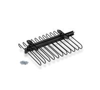 Porta Pantaloni Estraibile per Armadio in Acciaio Emuca Nero